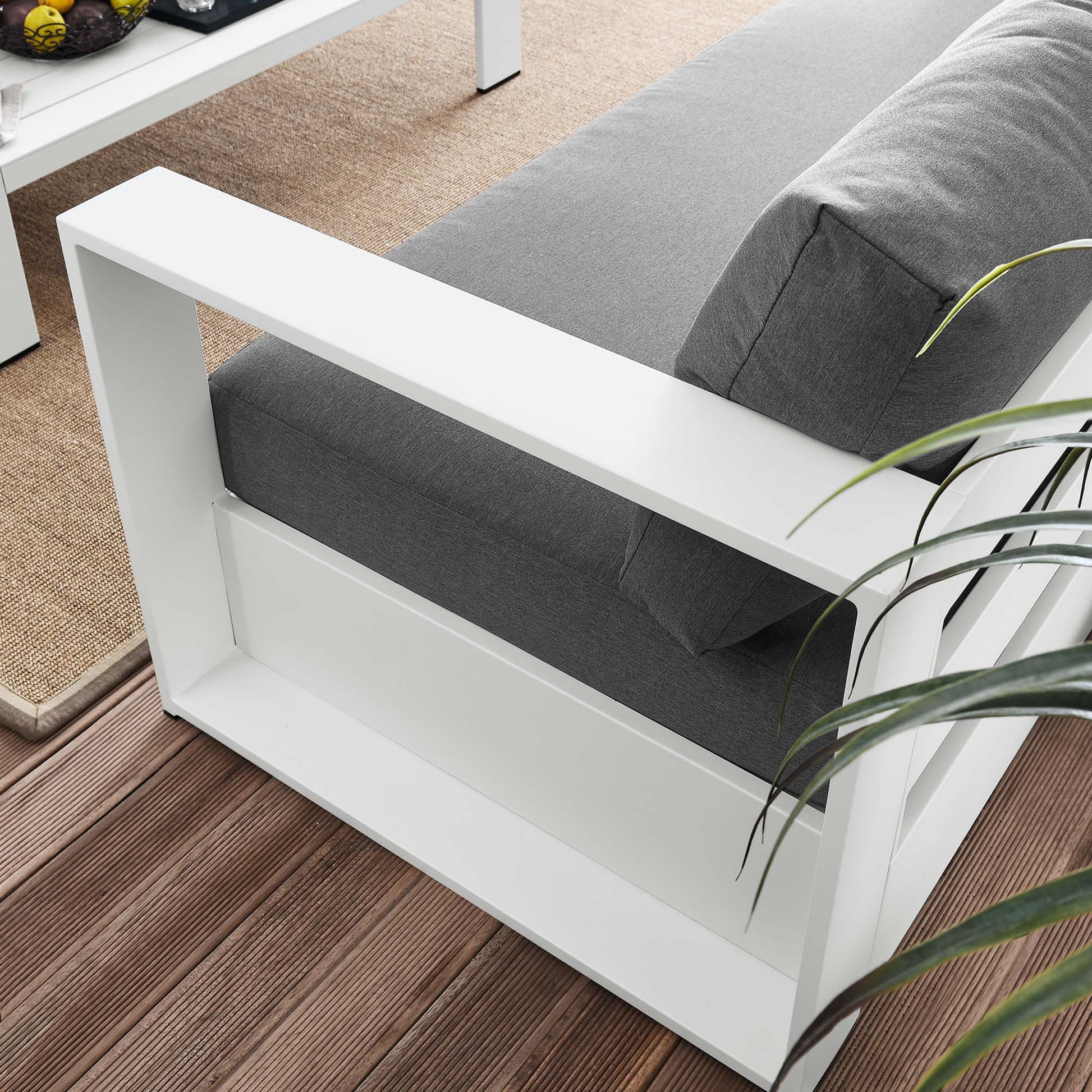Stylish Tahoe 2-Piece Powder-Coated Aluminum Outdoor Set