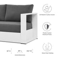 Stylish Tahoe 2-Piece Powder-Coated Aluminum Outdoor Set