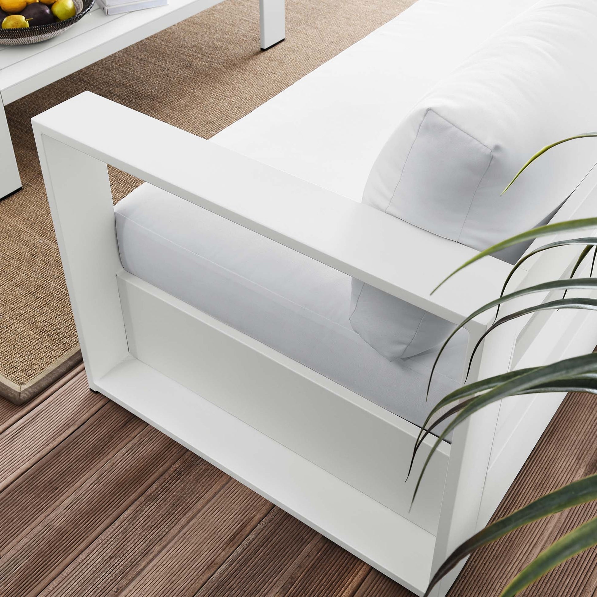 Stylish Tahoe 2-Piece Powder-Coated Aluminum Outdoor Set