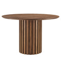 Senja Round Oak Dining Table