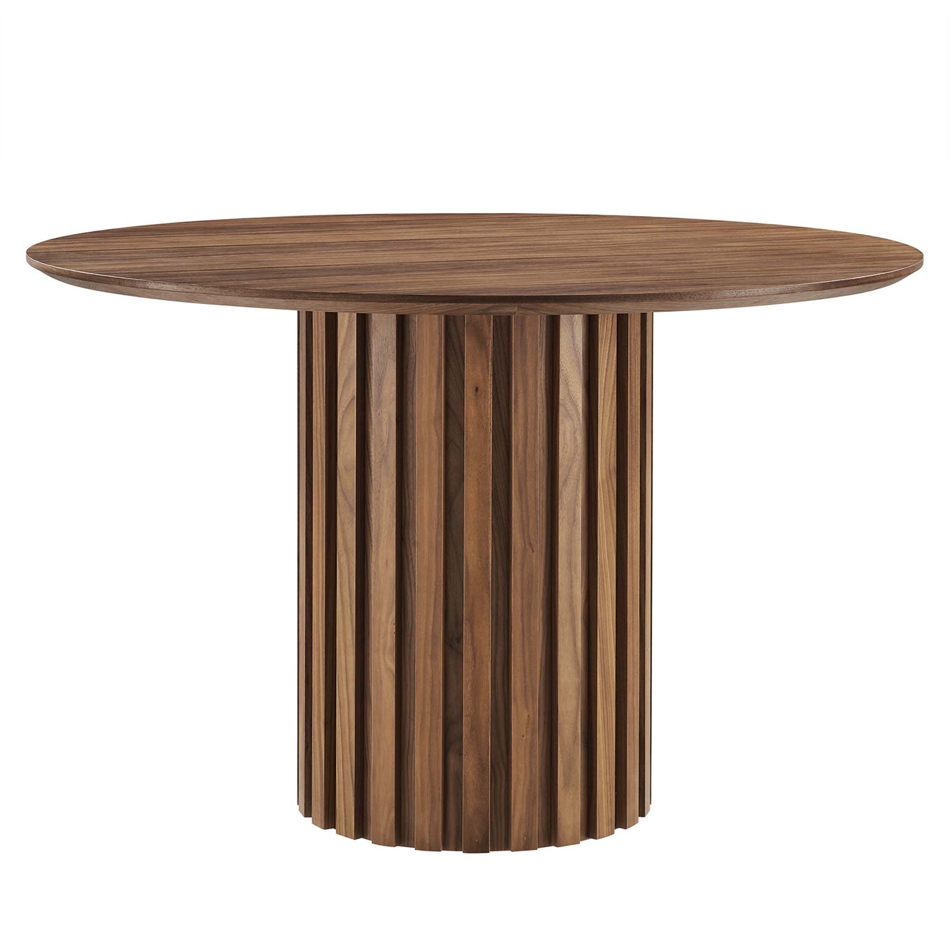 Senja Round Oak Dining Table