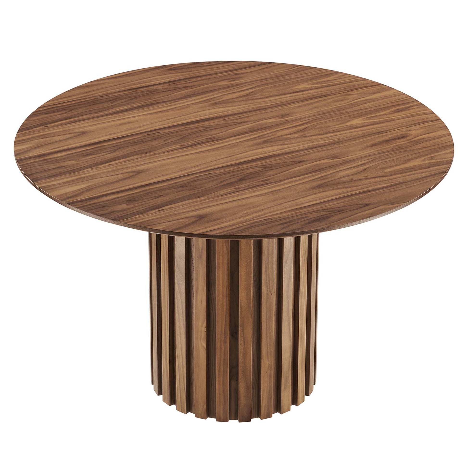 Senja Round Oak Dining Table