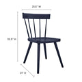Sutter Wood Dining Side Chair Set of 2