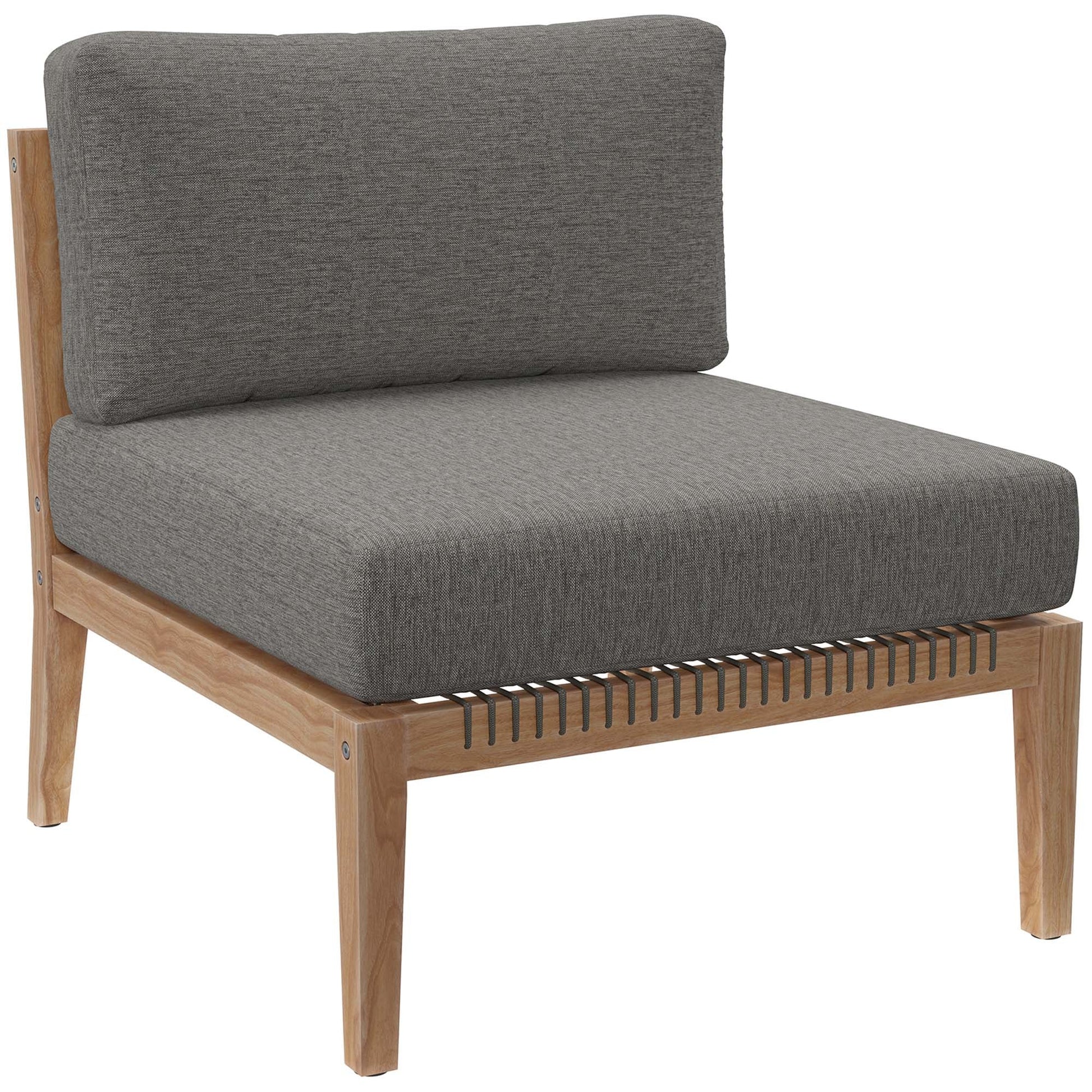 Clearwater Outdoor Patio Teak Wood Sectional Sofa