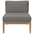 Clearwater Outdoor Patio Teak Wood Sectional Sofa