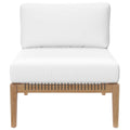 Clearwater Outdoor Patio Teak Wood Sectional Sofa