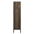 Nolan 74" Tall Arched Storage Display Cabinet