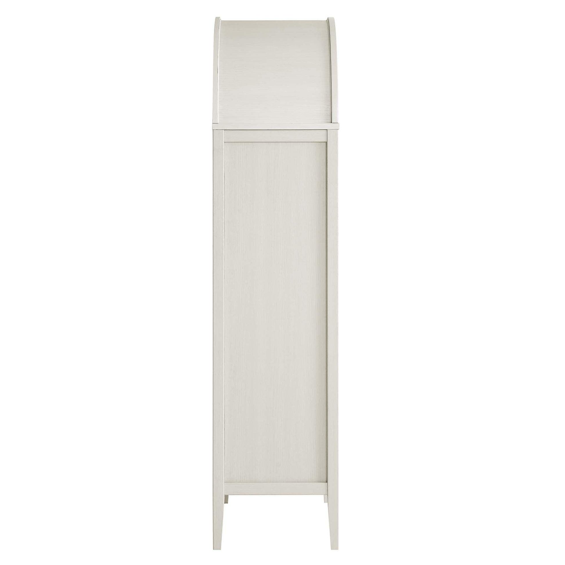 Nolan 74" Tall Arched Storage Display Cabinet
