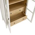 Nolan 74" Tall Arched Storage Display Cabinet