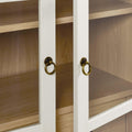 Nolan 74" Tall Arched Storage Display Cabinet
