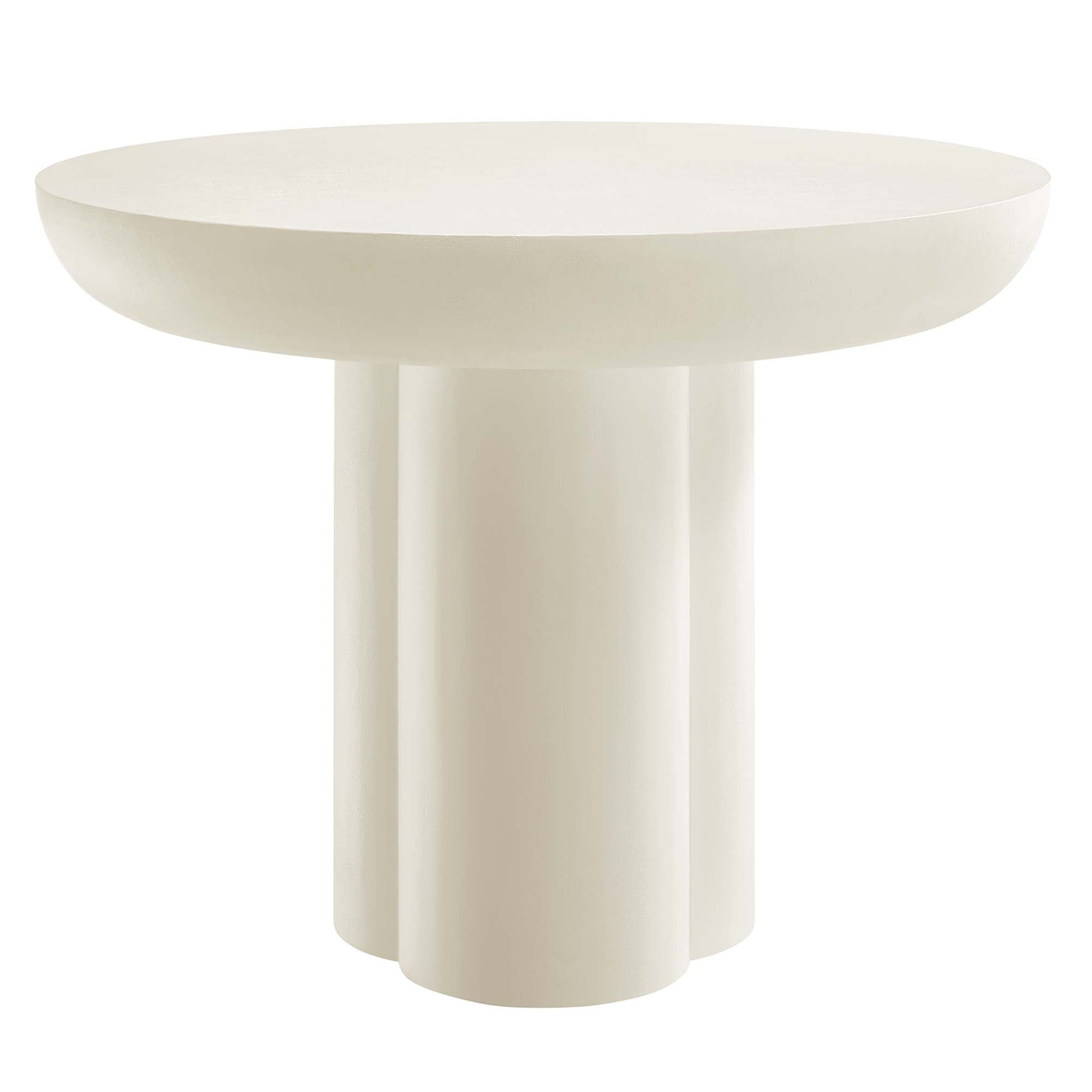 Round Concrete Dining Table