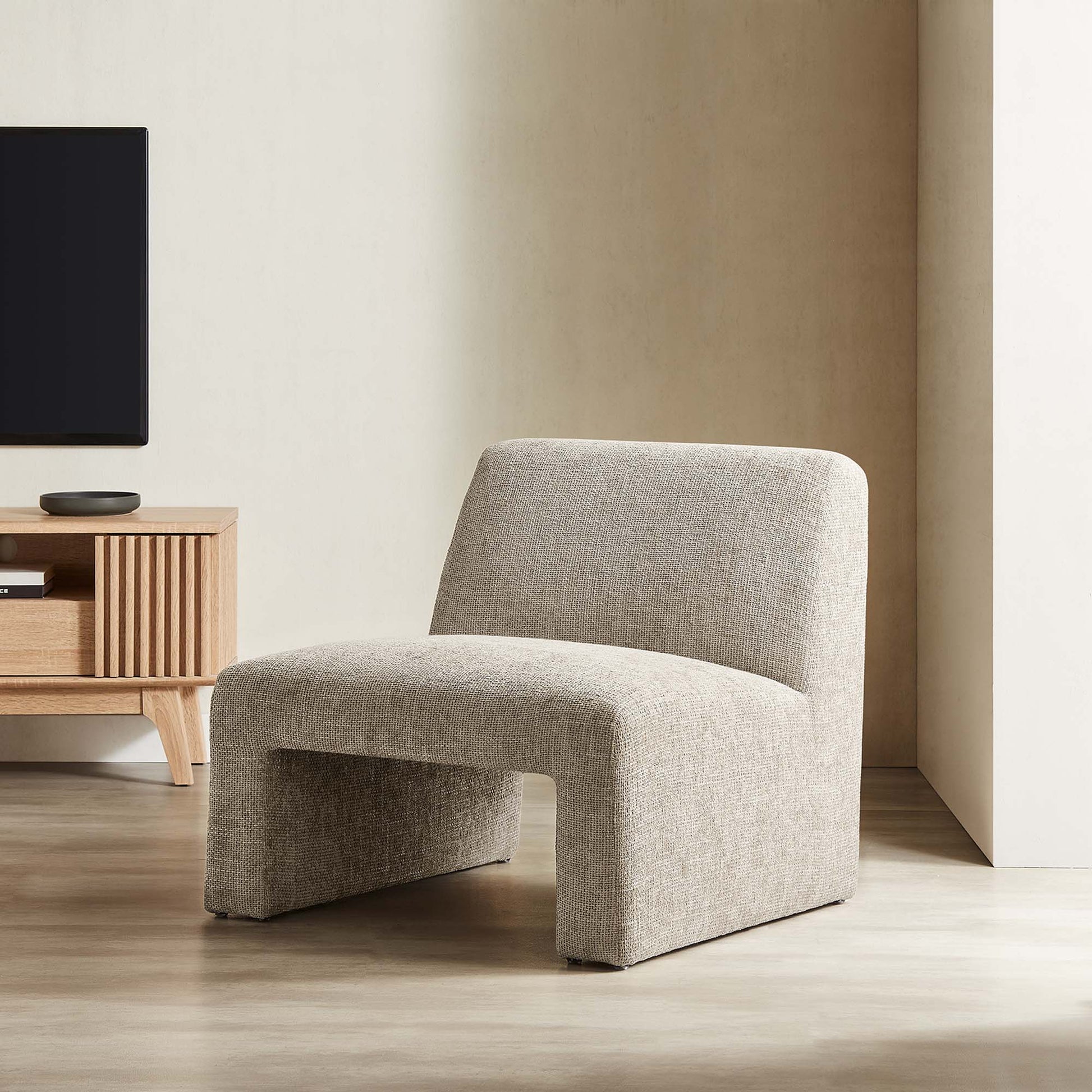 Modern Chenille Accent Chair