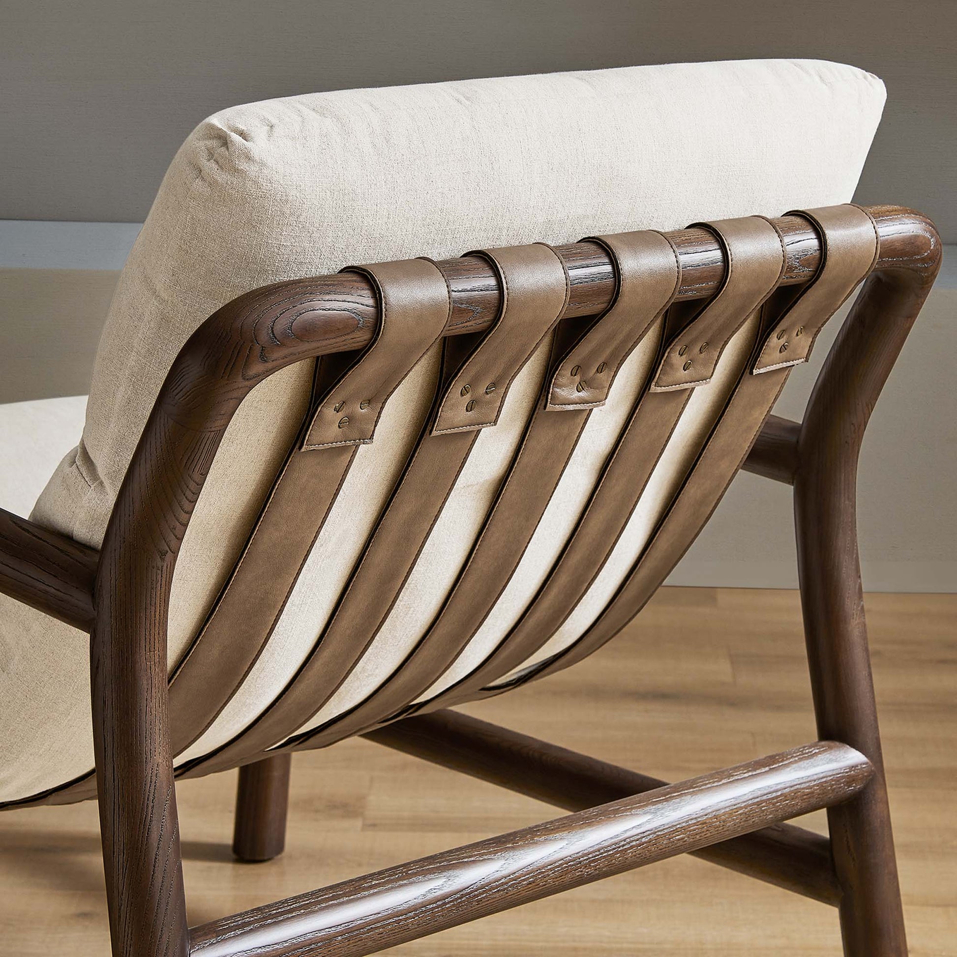 Paxton Wood Sling Accent Chair