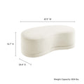 Nimbus 48" Upholstered Ottoman