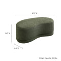 Nimbus 48" Upholstered Ottoman