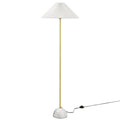 Marble Dome Floor Lamp Black