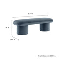 Orla Chenille Upholstered Bench