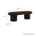 Orla Chenille Upholstered Bench