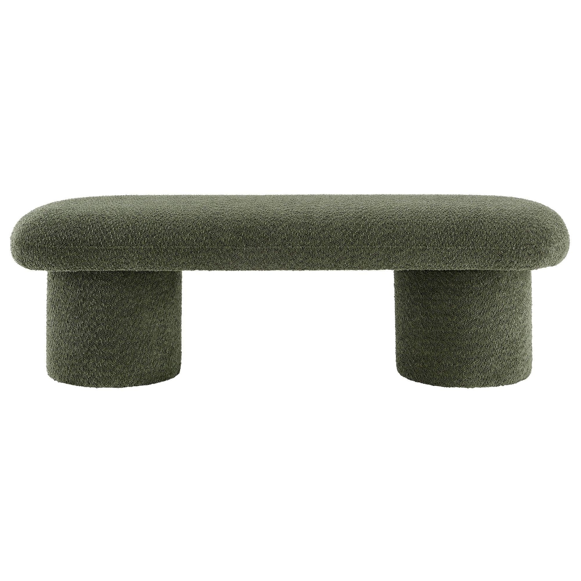 Orla Upholstered Bench Cream