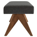 Lyra Boucle Upholstered Bench
