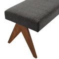 Lyra Boucle Upholstered Bench