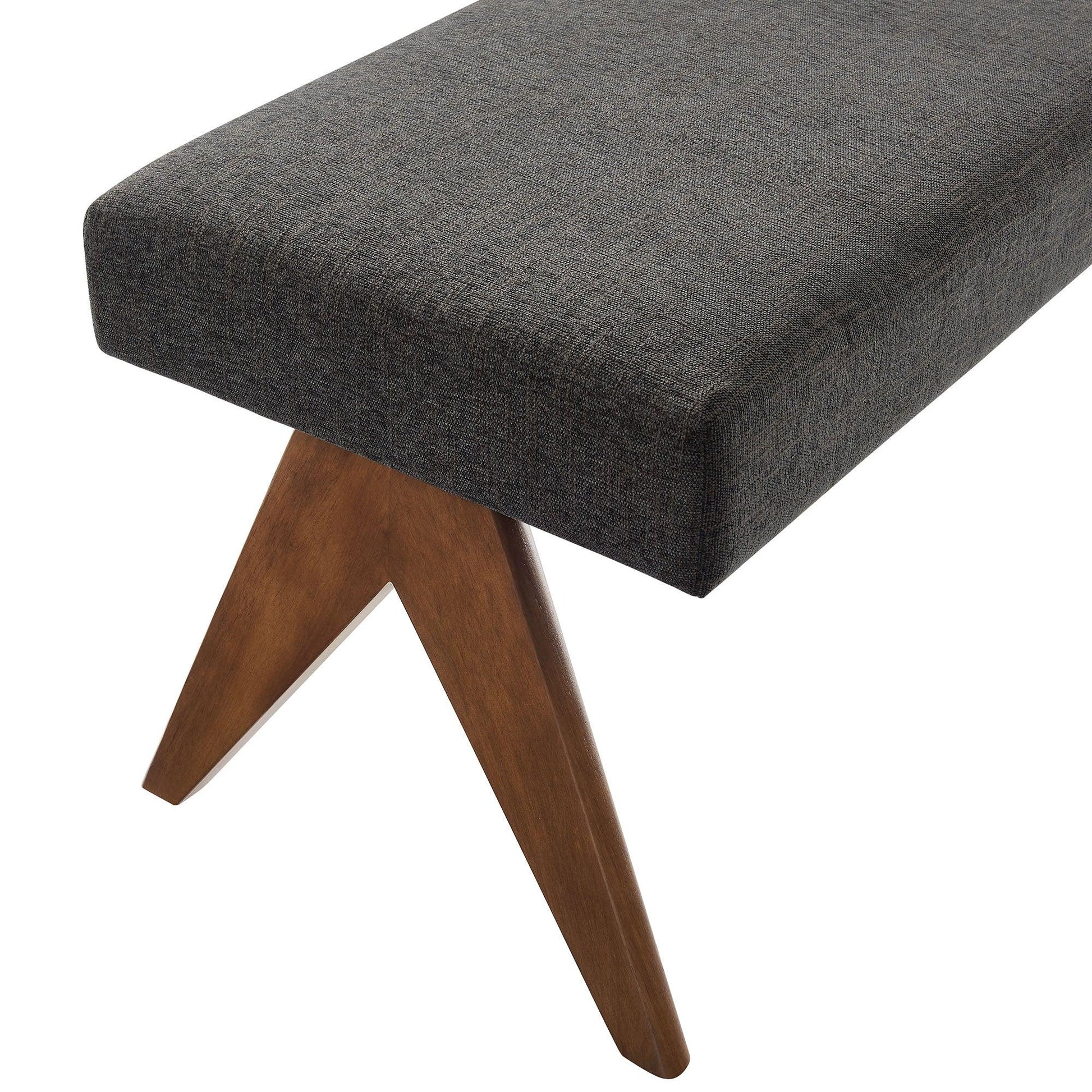 Lyra Boucle Upholstered Bench