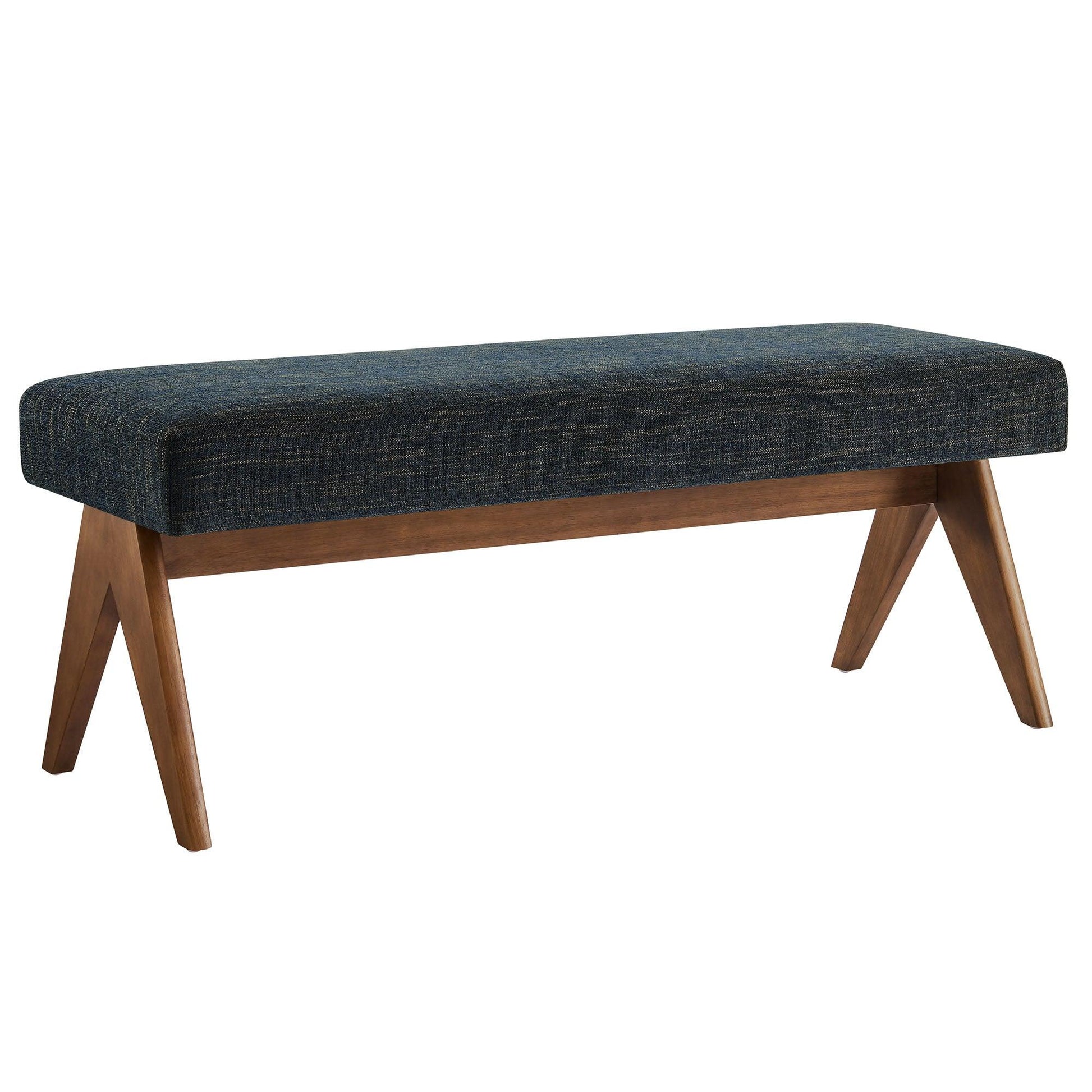 Lyra Boucle Upholstered Bench