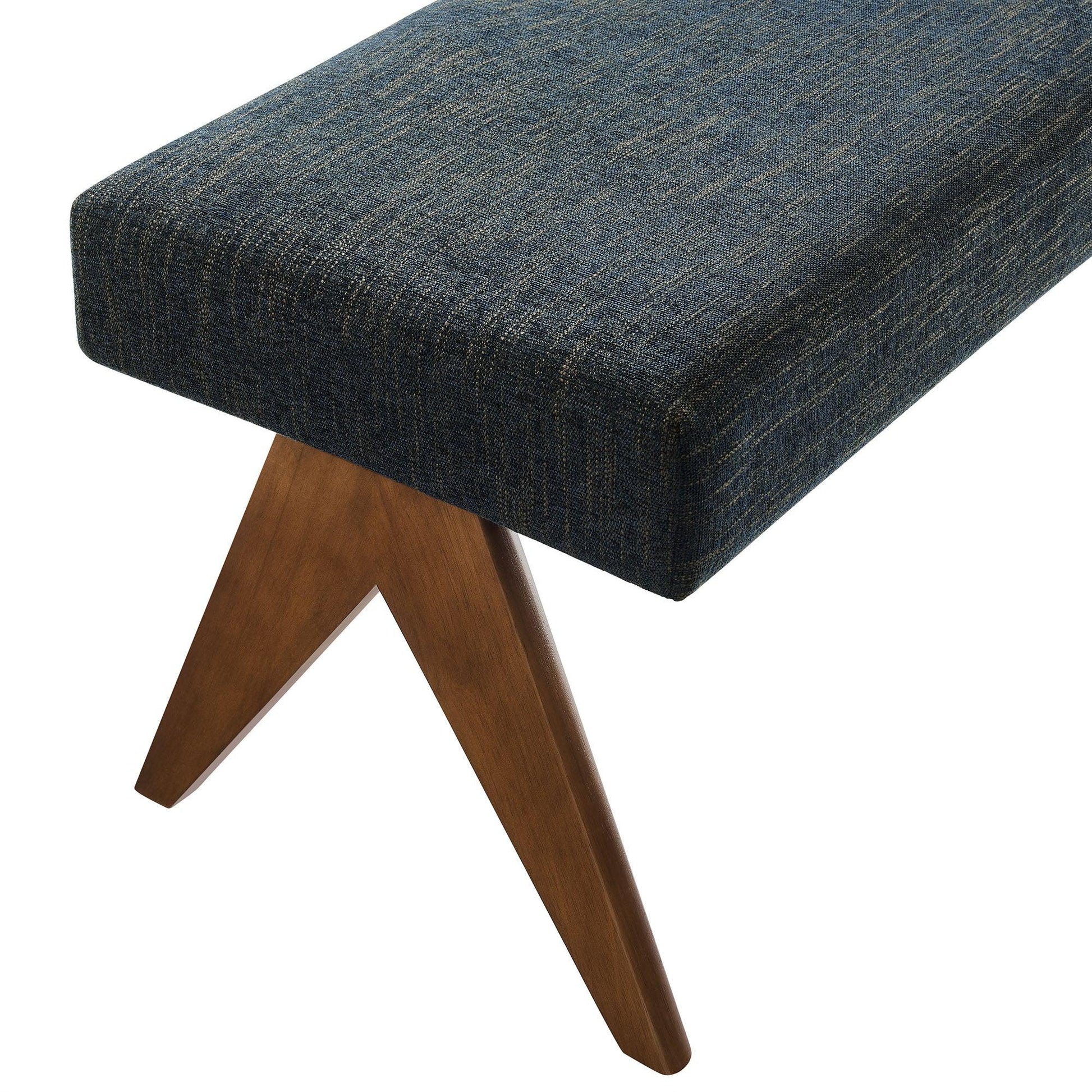 Lyra Boucle Upholstered Bench