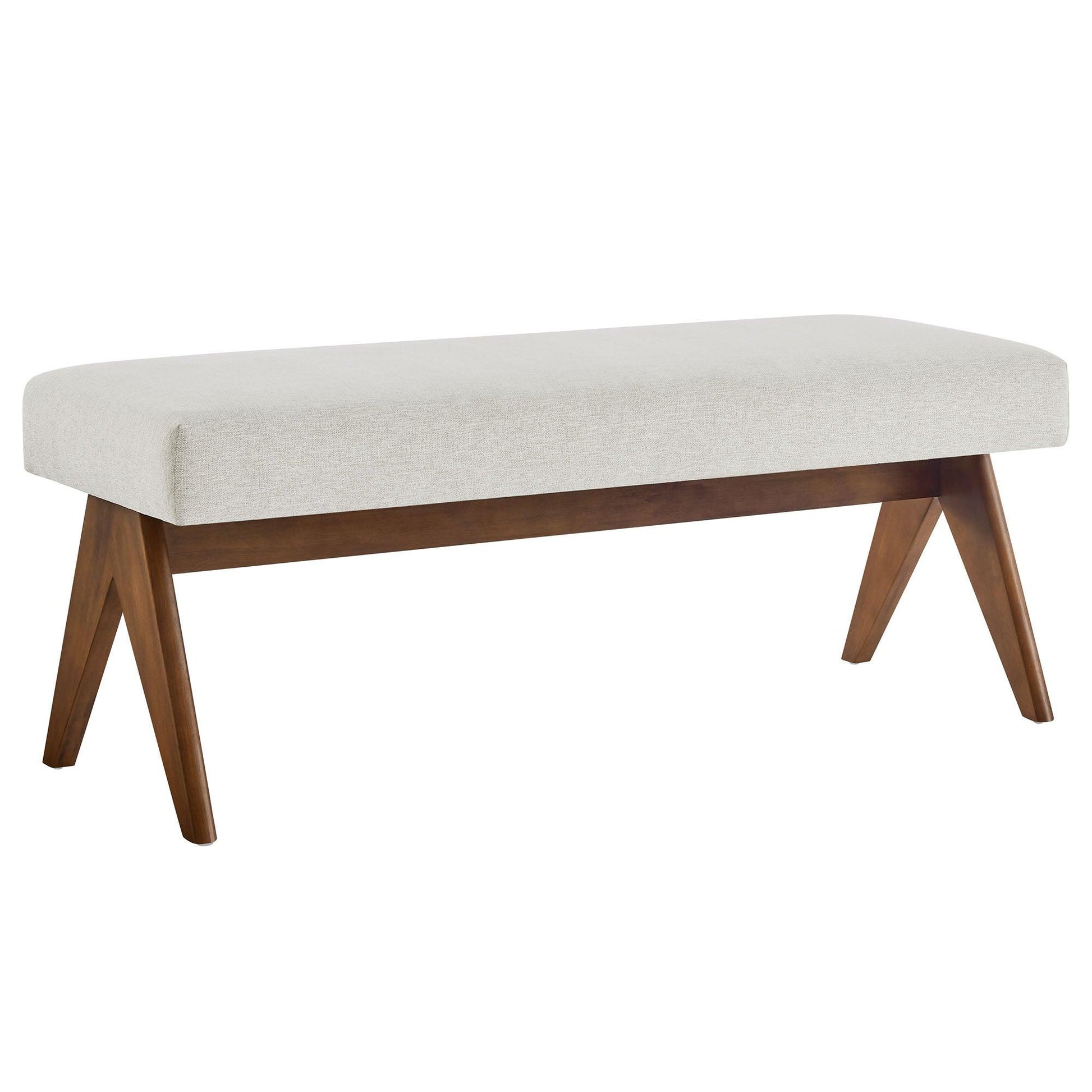 Lyra Boucle Upholstered Bench