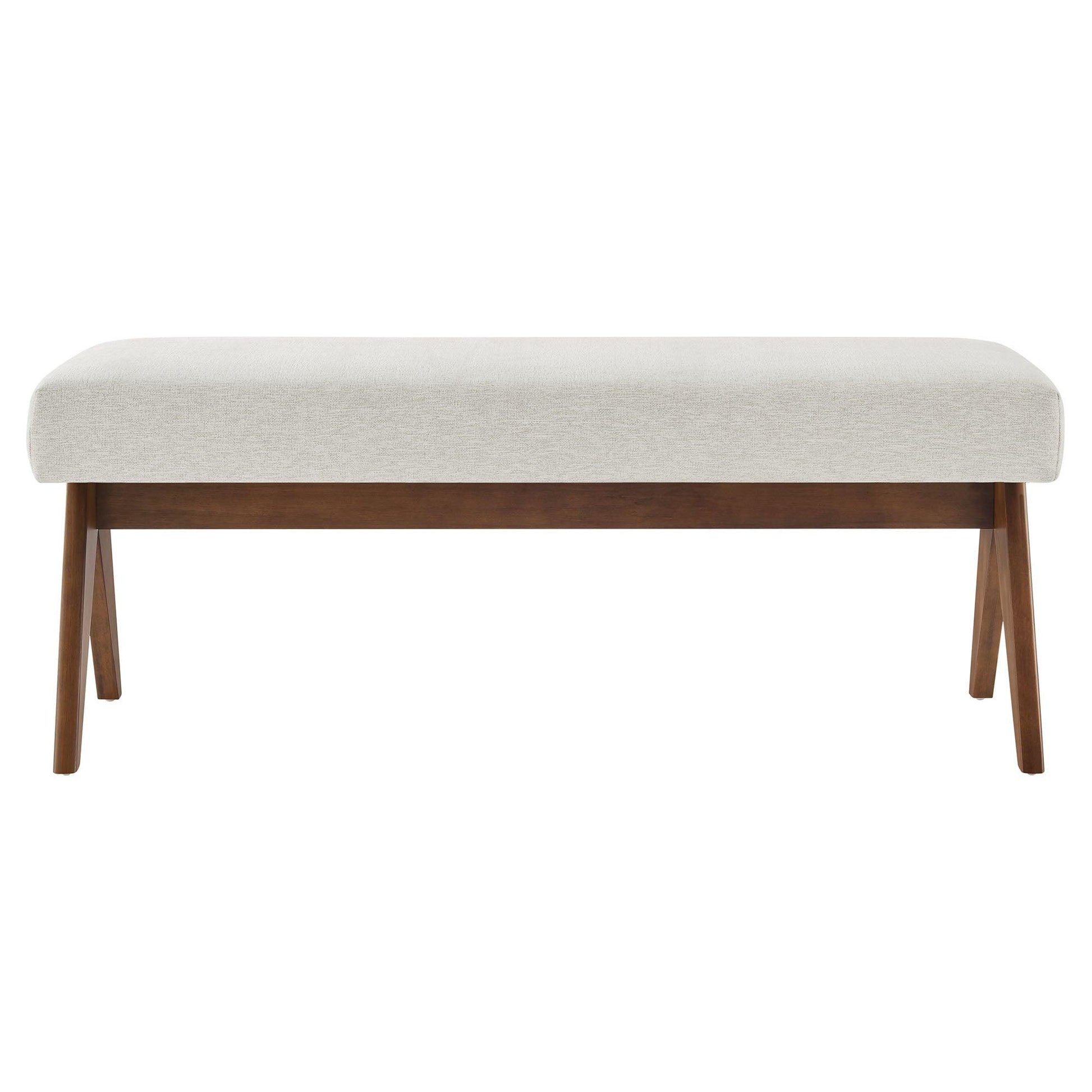 Lyra Boucle Upholstered Bench