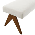 Lyra Boucle Upholstered Bench