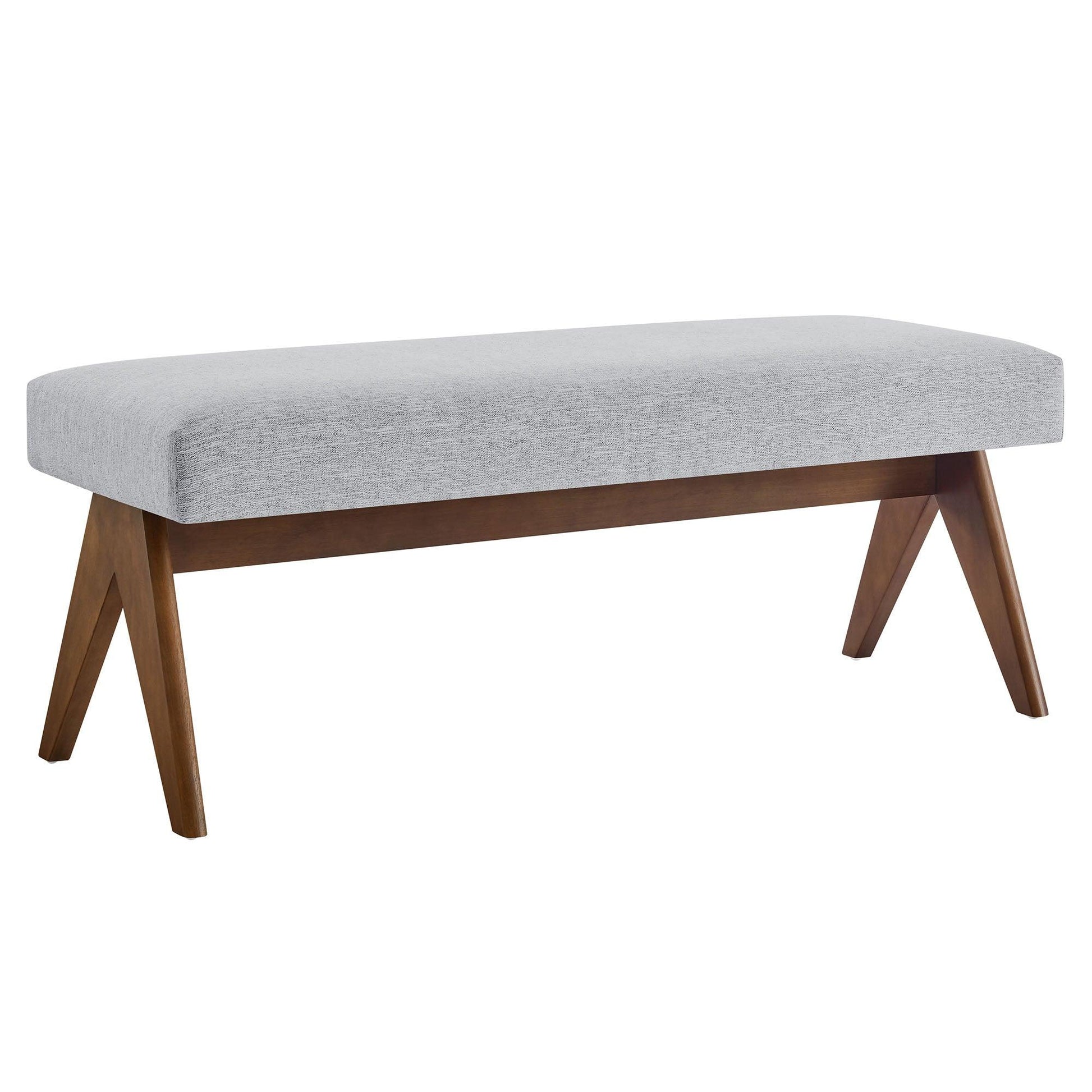 Lyra Boucle Upholstered Bench