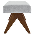 Lyra Boucle Upholstered Bench