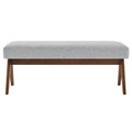 Lyra Boucle Upholstered Bench