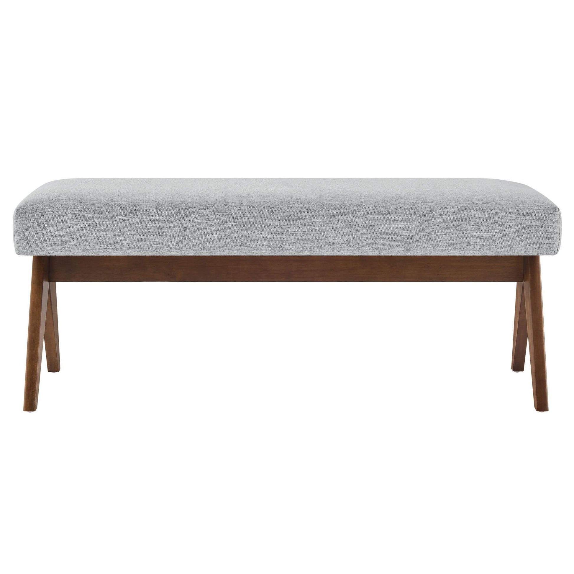 Lyra Boucle Upholstered Bench