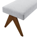 Lyra Boucle Upholstered Bench