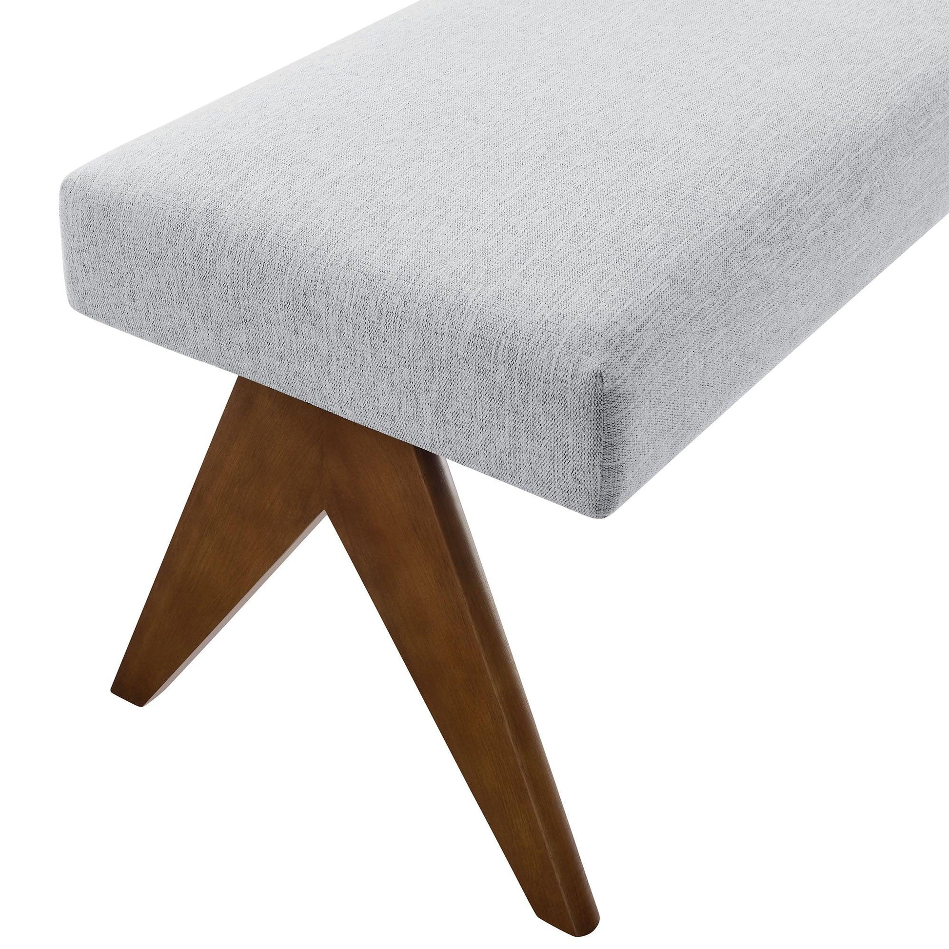 Lyra Boucle Upholstered Bench