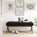 Lyra Boucle Upholstered Bench