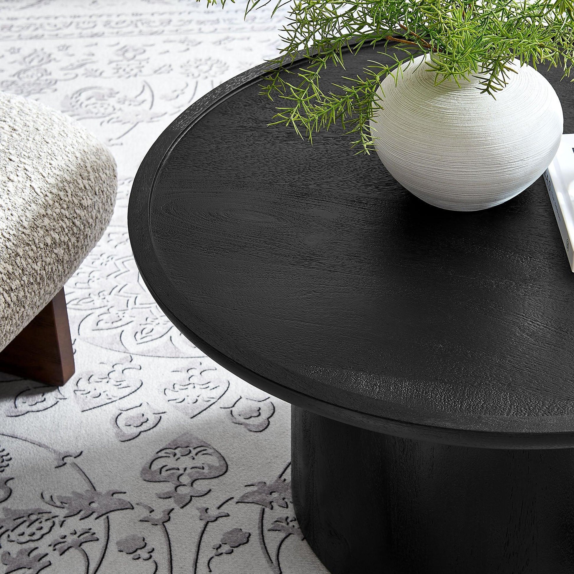 Holloway Round Wood Coffee Table
