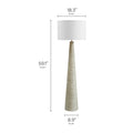 Saylor Carved Wood Floor Lamp