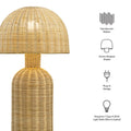 Briar Rattan Table Lamp Natural