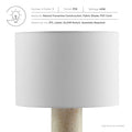 Travertine Table Lamp