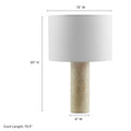 Travertine Table Lamp