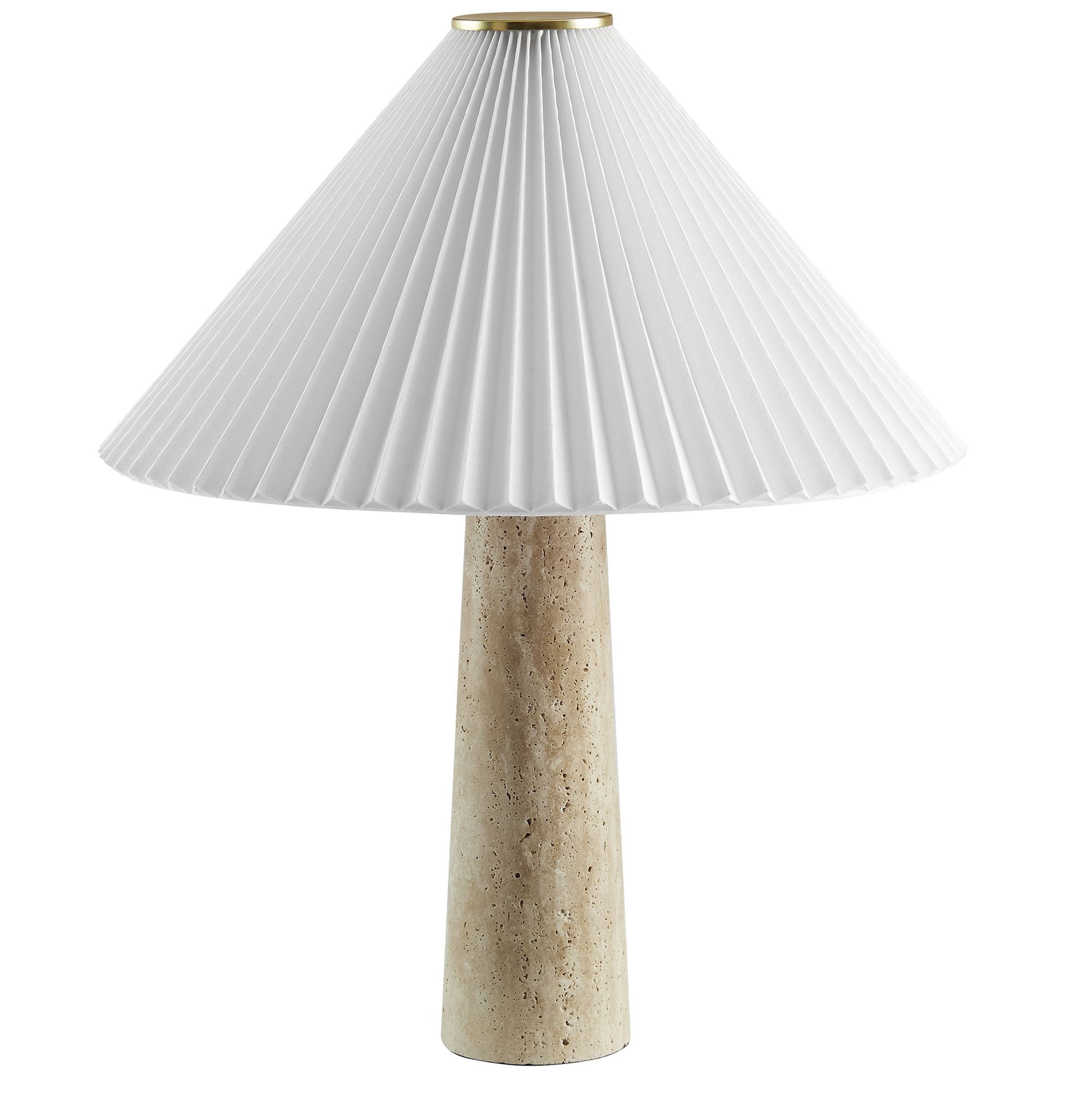 Travertine Table Lamp