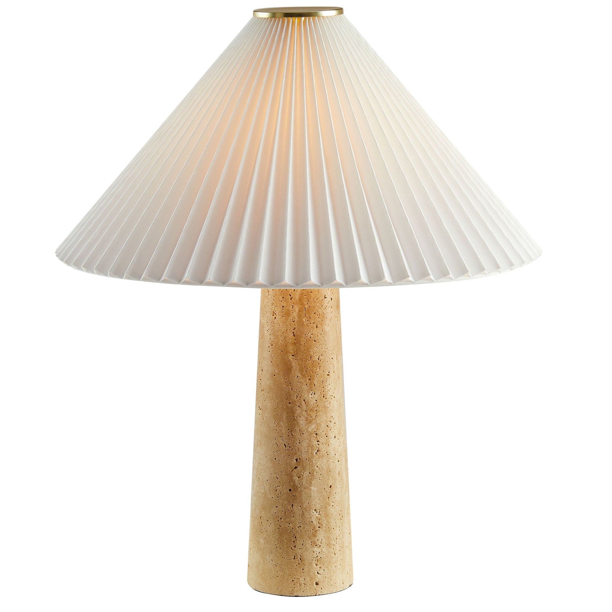 Travertine Table Lamp
