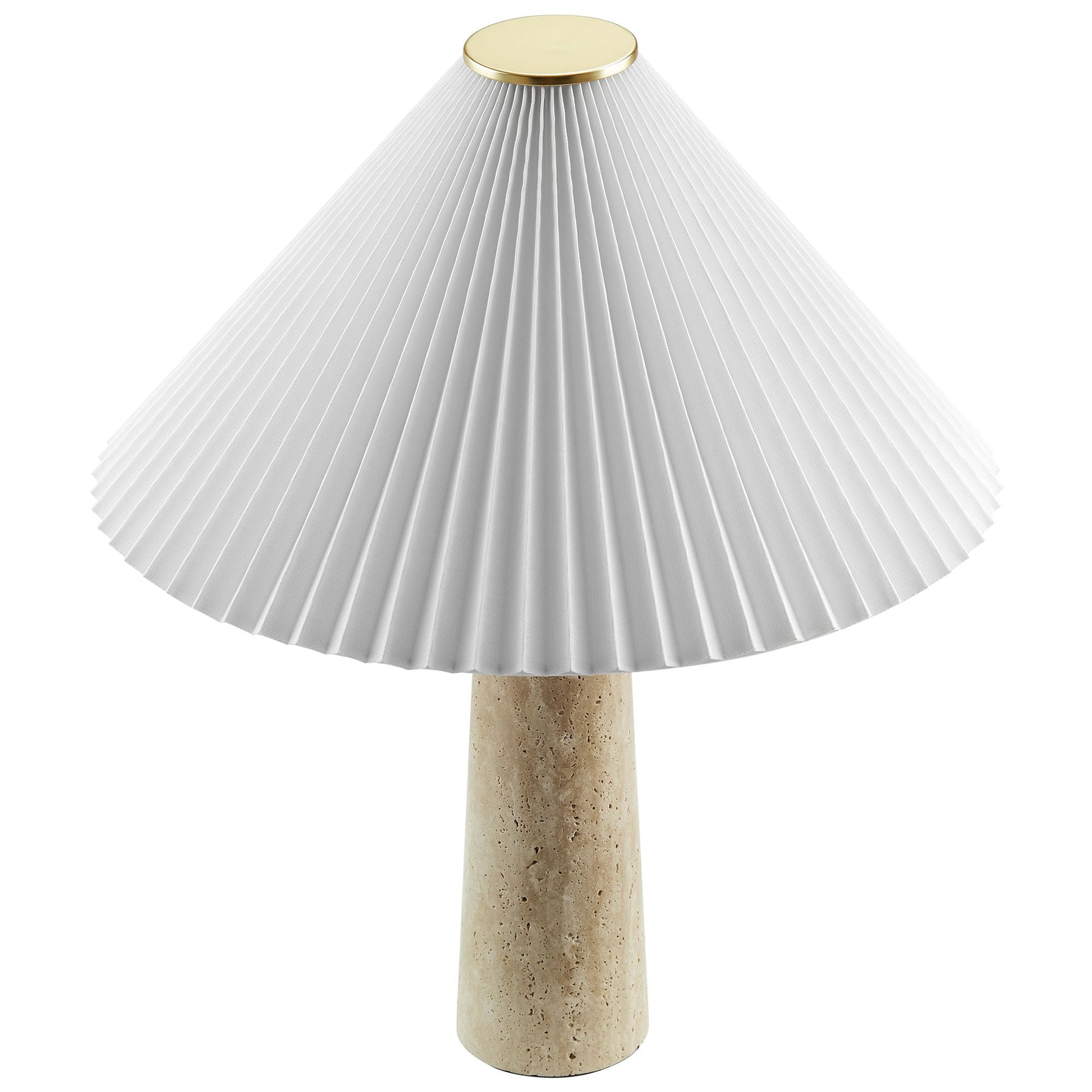 Travertine Table Lamp