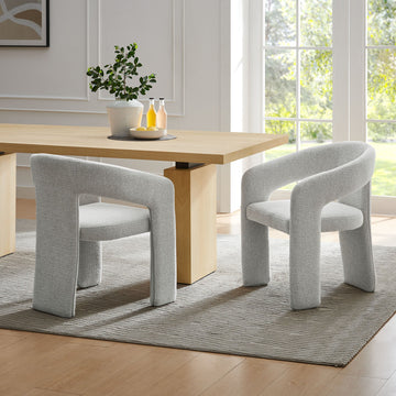 Oslo Barrel Fabric Accent Chair