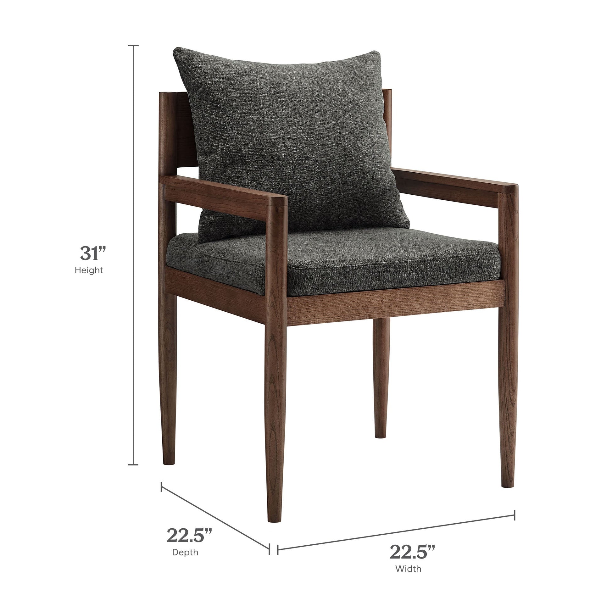 Remington Wood Dining Armchair