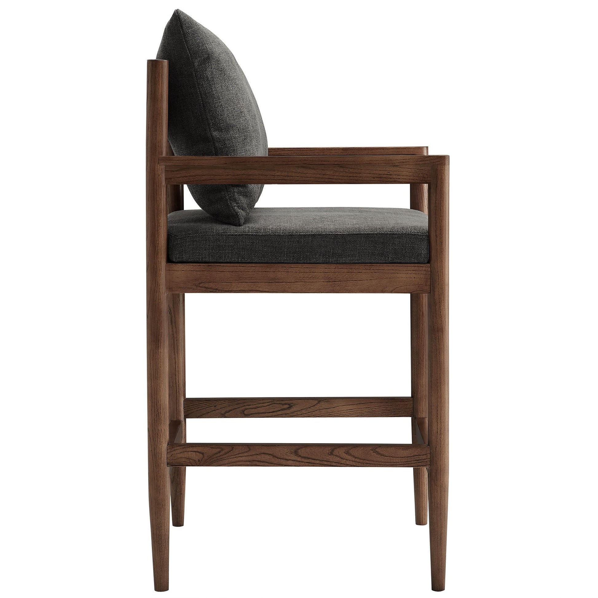 Modern Wood Counter Stool Salt