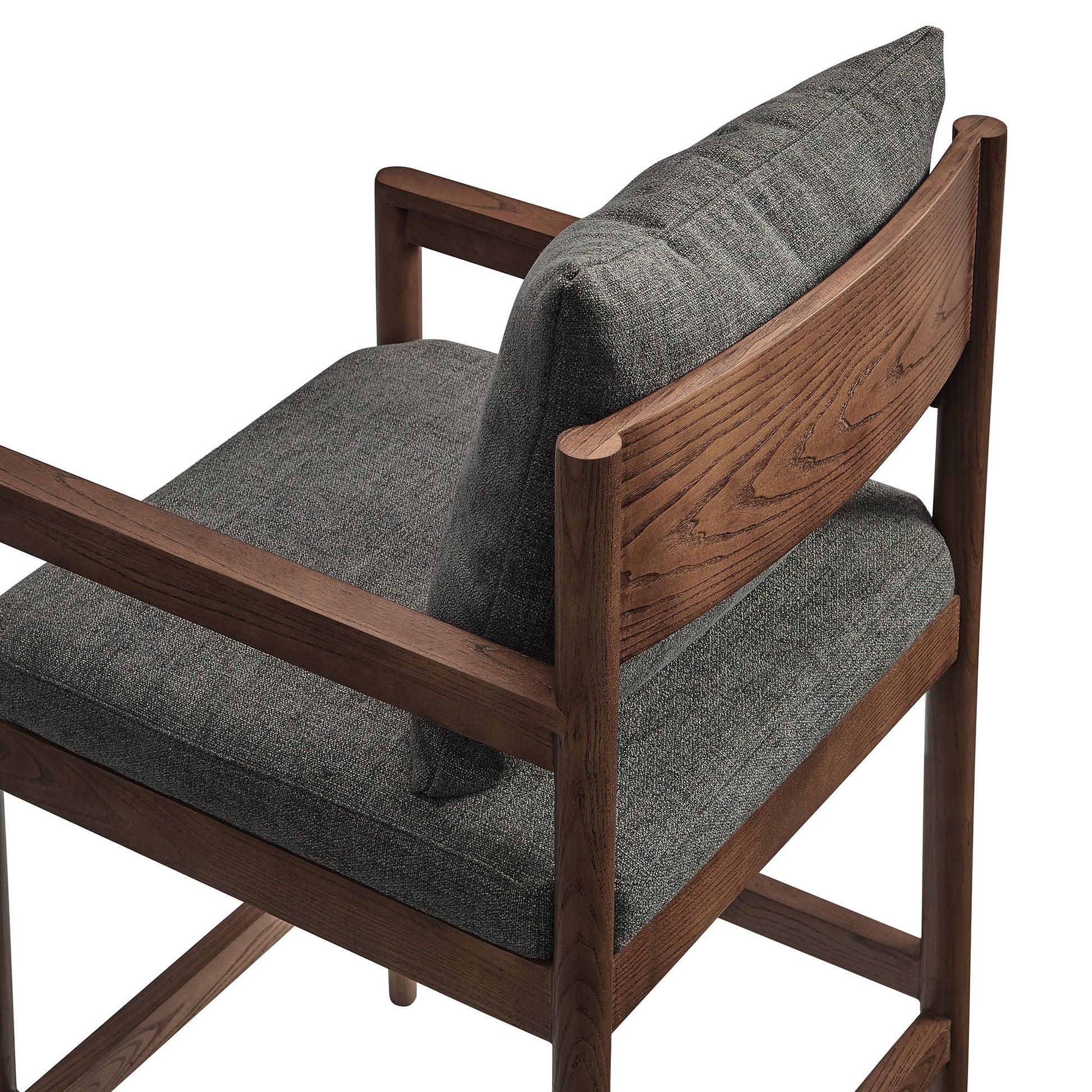 Modern Wood Counter Stool Salt